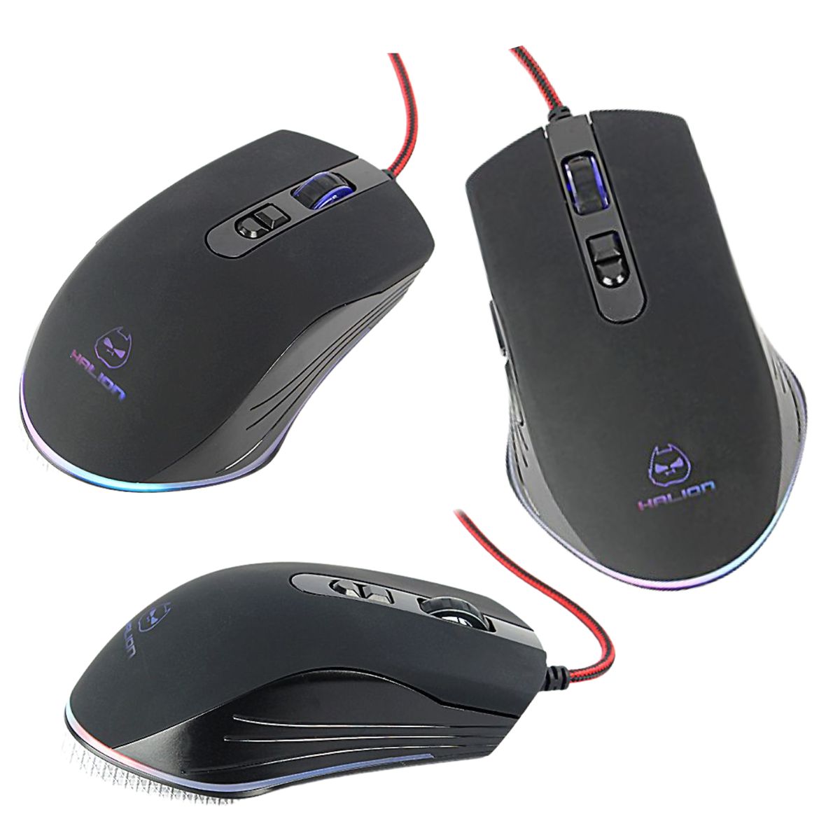 GENERICO - MOUSE GAMER HALION WING HA-M935 RGB A725 CHIP.6B