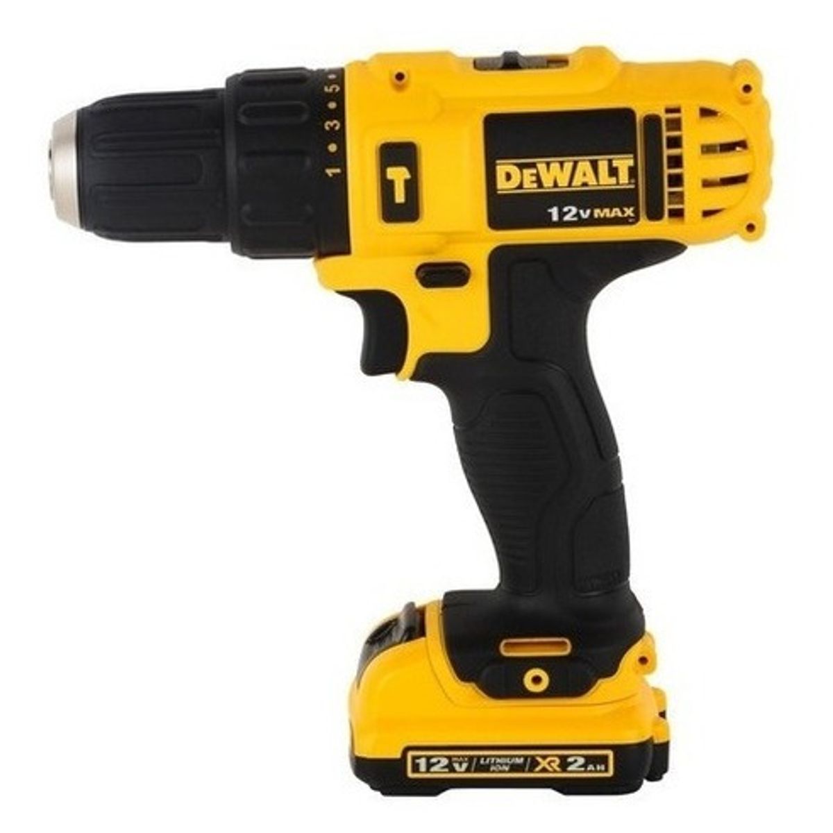 DEWALT - Kit de Taladro Percutor 3/8″ 95MM 12V DEWALT DCD716D2-B2
