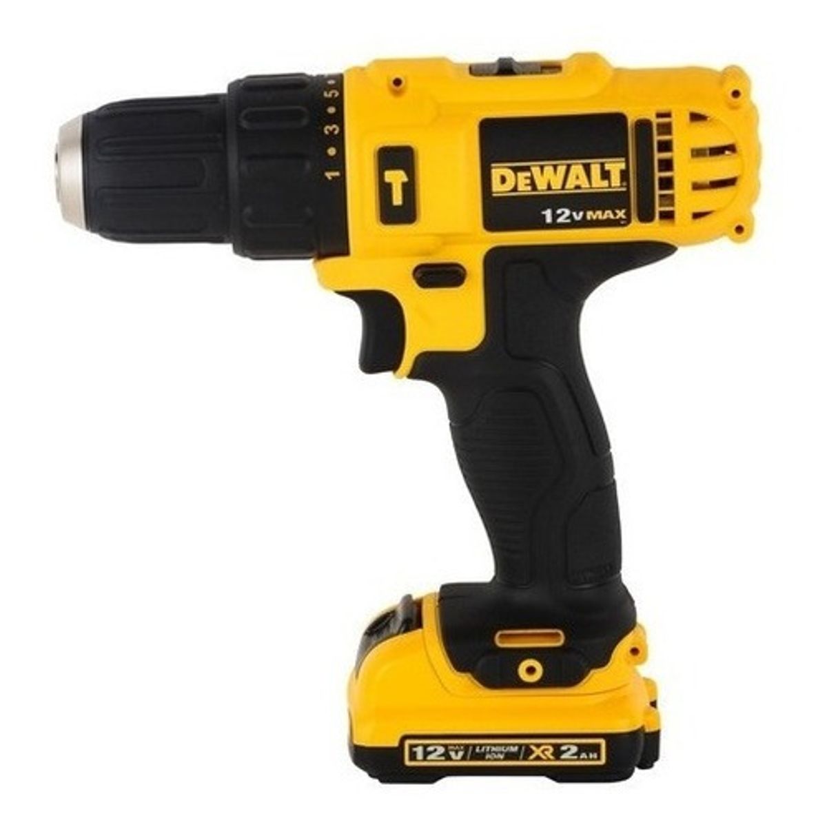 DEWALT - Kit de Taladro Percutor 3/8″ 95MM 12V DEWALT DCD716D2-B2