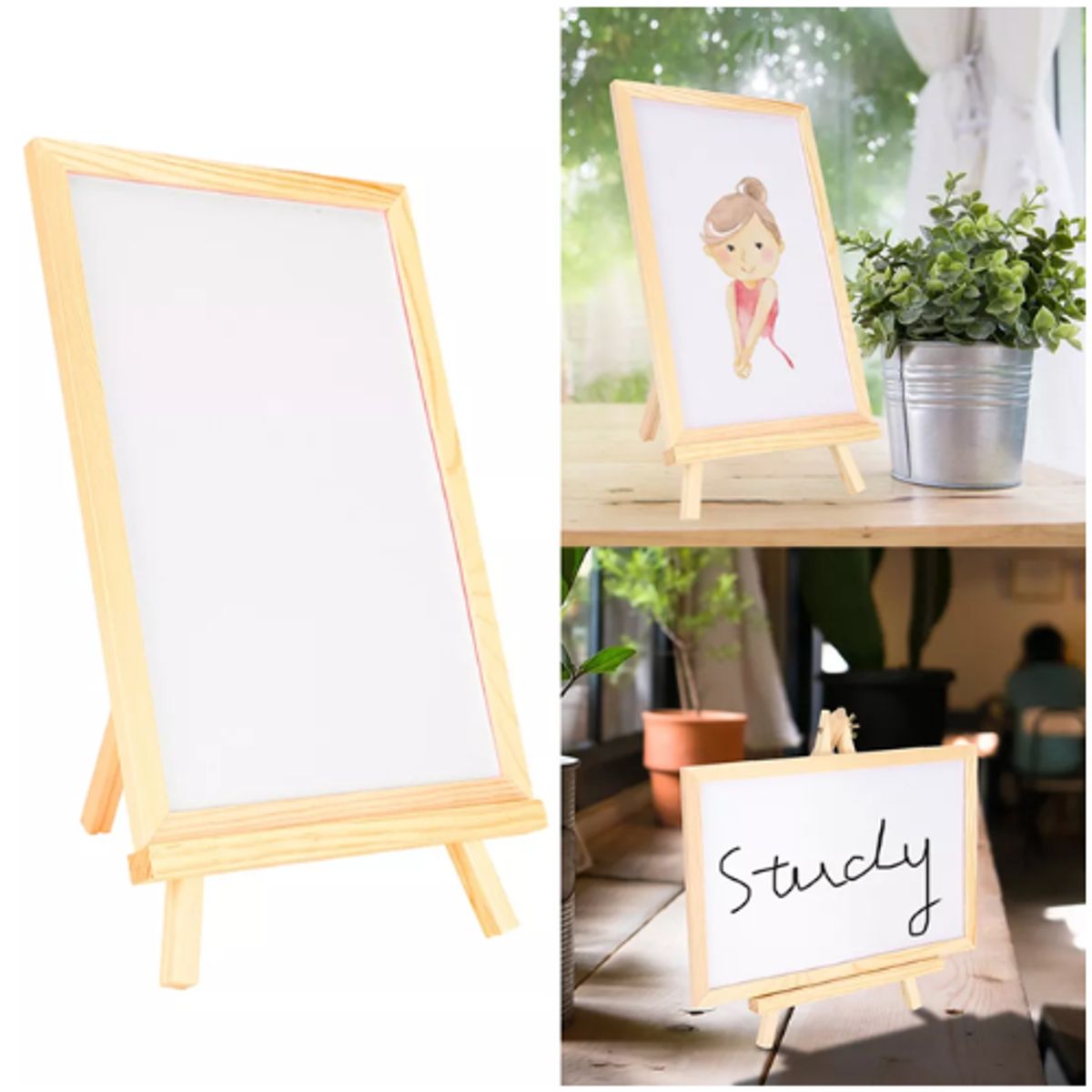 INSPIRA MARKET - Pizarra Acrílica Borde de Manera Niños 30 x 40 cm