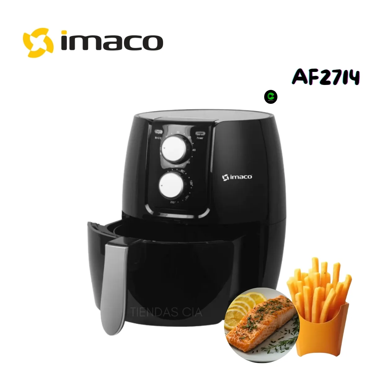 IMACO - Freidora de Aire Imaco 2.6 L  Modelo  AF2714