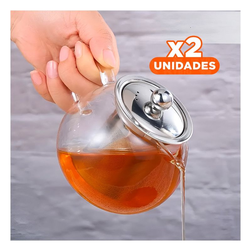 RYBIU IMPORT - Pack2 Infusor de Cocina para Bebidas 800ml Y+Regalo Stickers