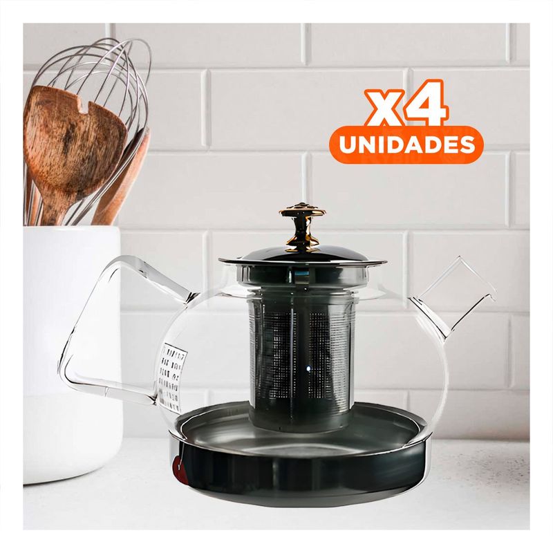 RYBIU IMPORT - Pack4 Infusor Moderna 1000ml E262E Y+Regalo Stickers