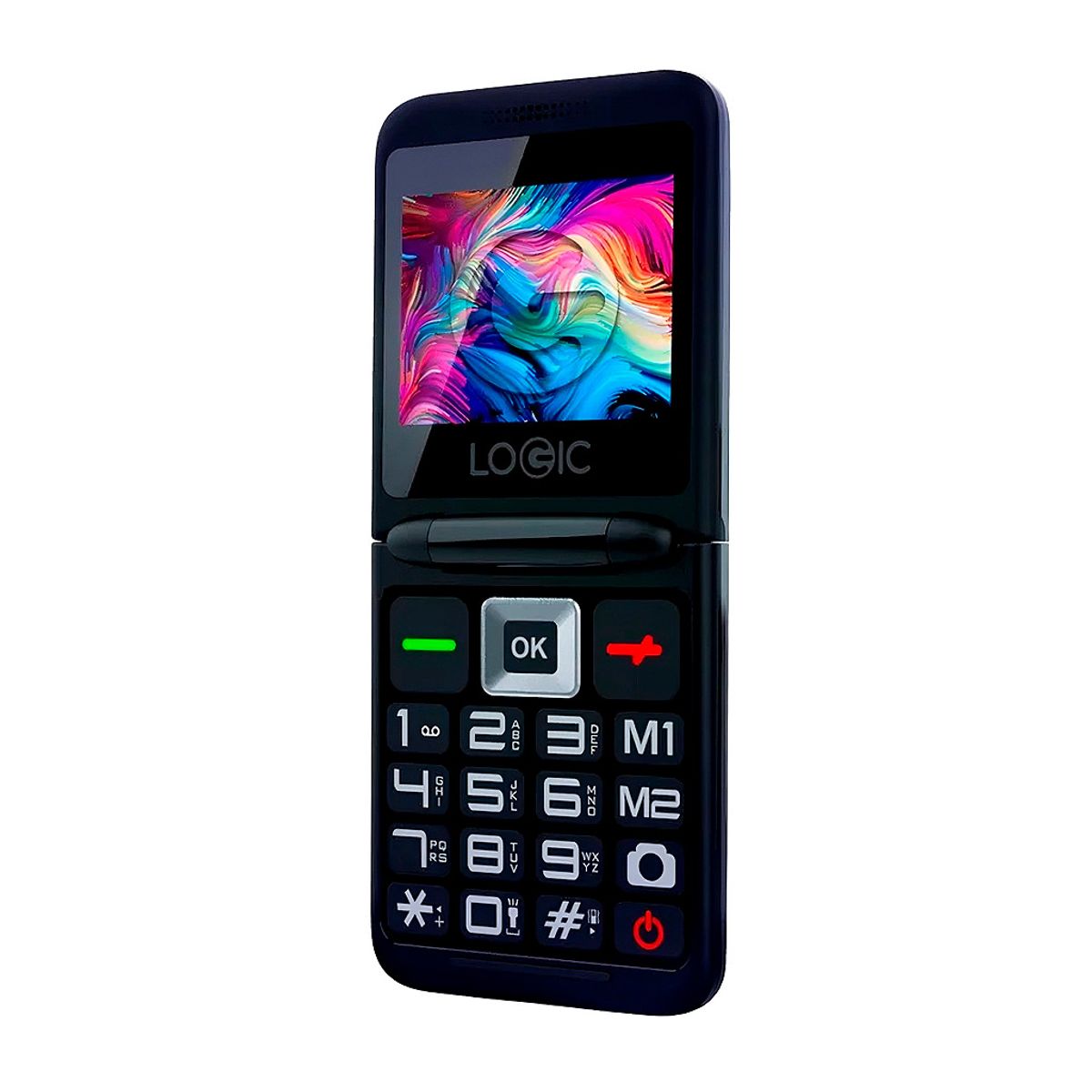 LOGIC - Celular Logic Z3L 4g Plegable Boton Sos Dual Sim Con RadioFM