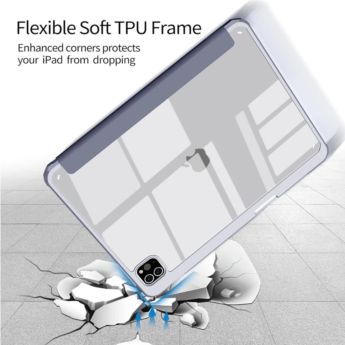 GENERICO - Funda Desmontable Imantada Para iPad Air 11 M2 M3 - LAVANDA