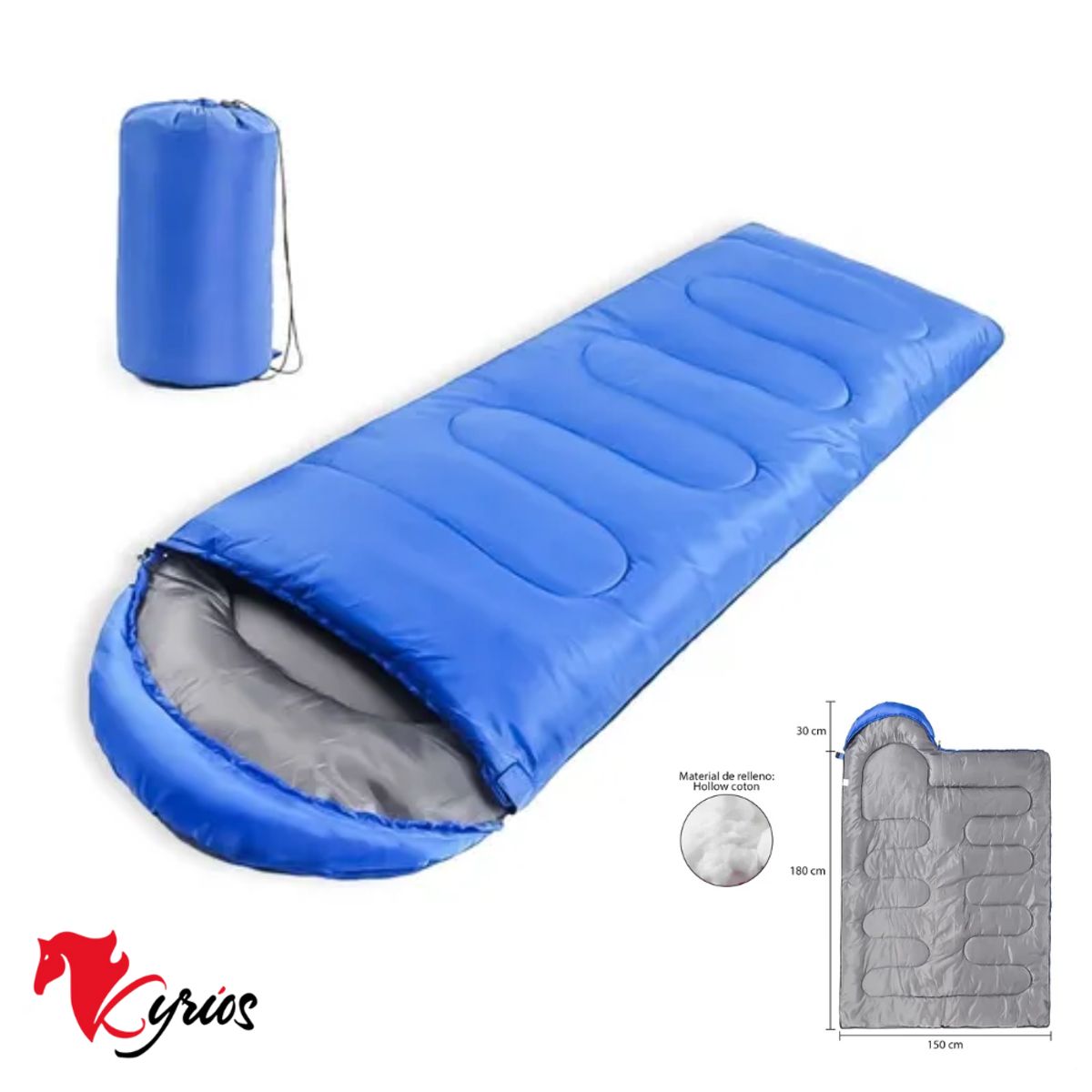 Bolsa De Dormir Color AZUL, marca NO LOGO - Foto Principal