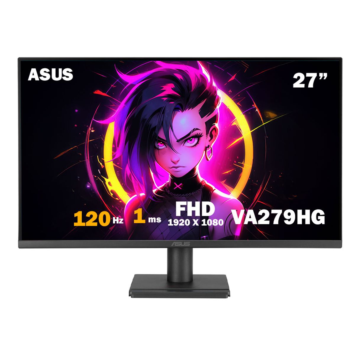 ASUS - MONITOR ASUS VA279HG 27 FHD 1920x1080120HZ1MS PN90LM04J1-B013I1
