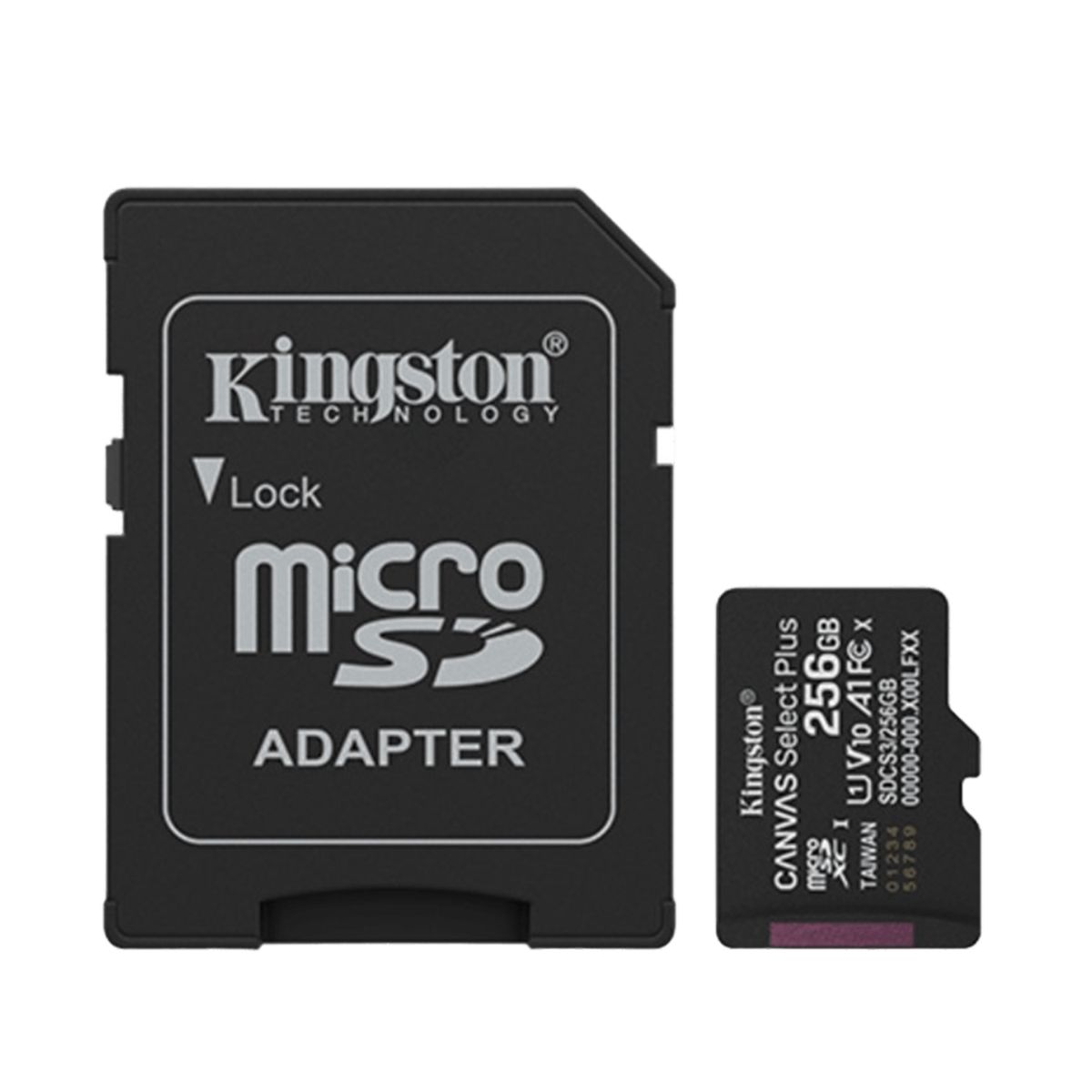 KINGSTON - Memoria MicroSD Kingston SDCS3/256GB Canvas Select Plus 150MB/s Clase 10