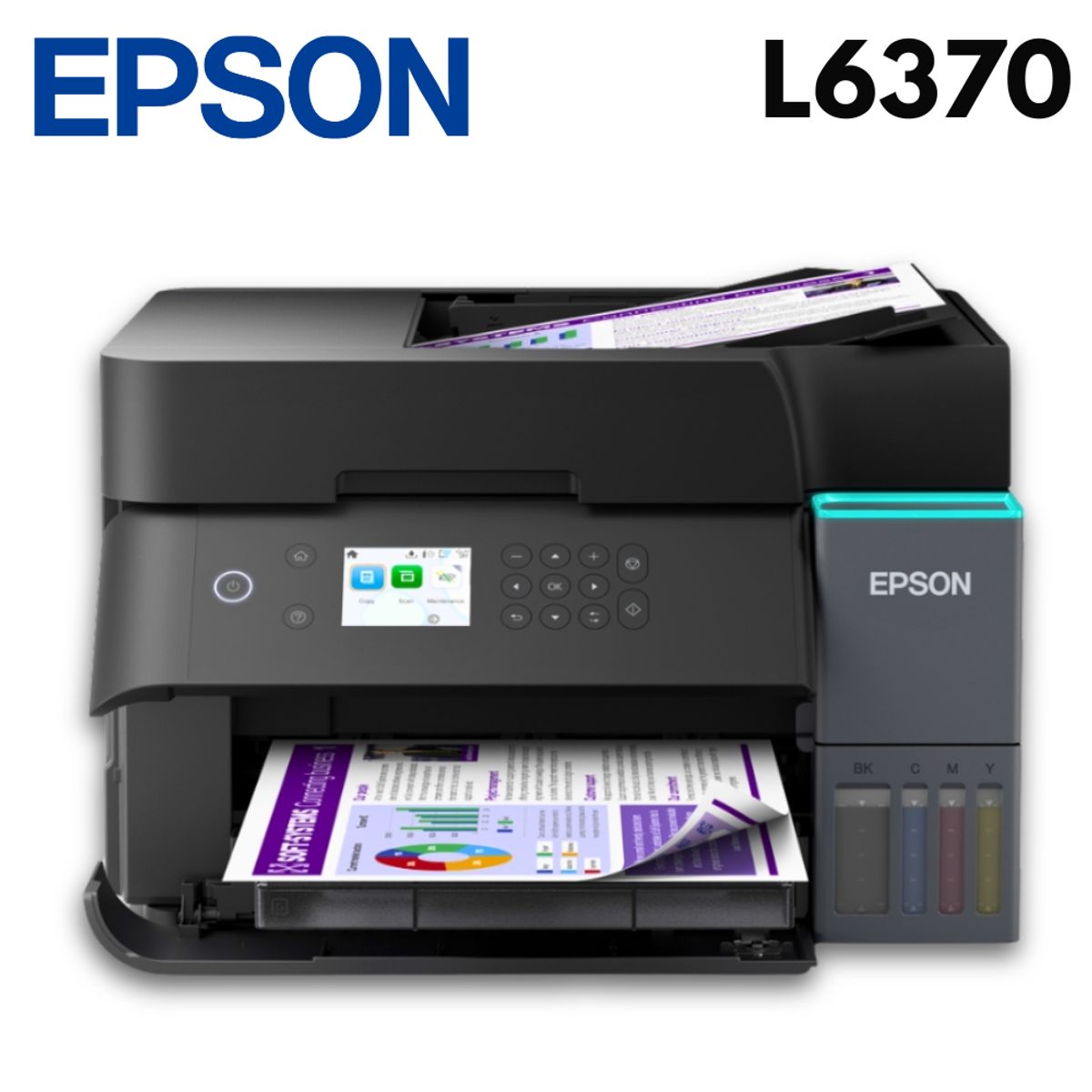 EPSON - Impresora Multifuncional Epson L6370 Wifi Duplex ADF