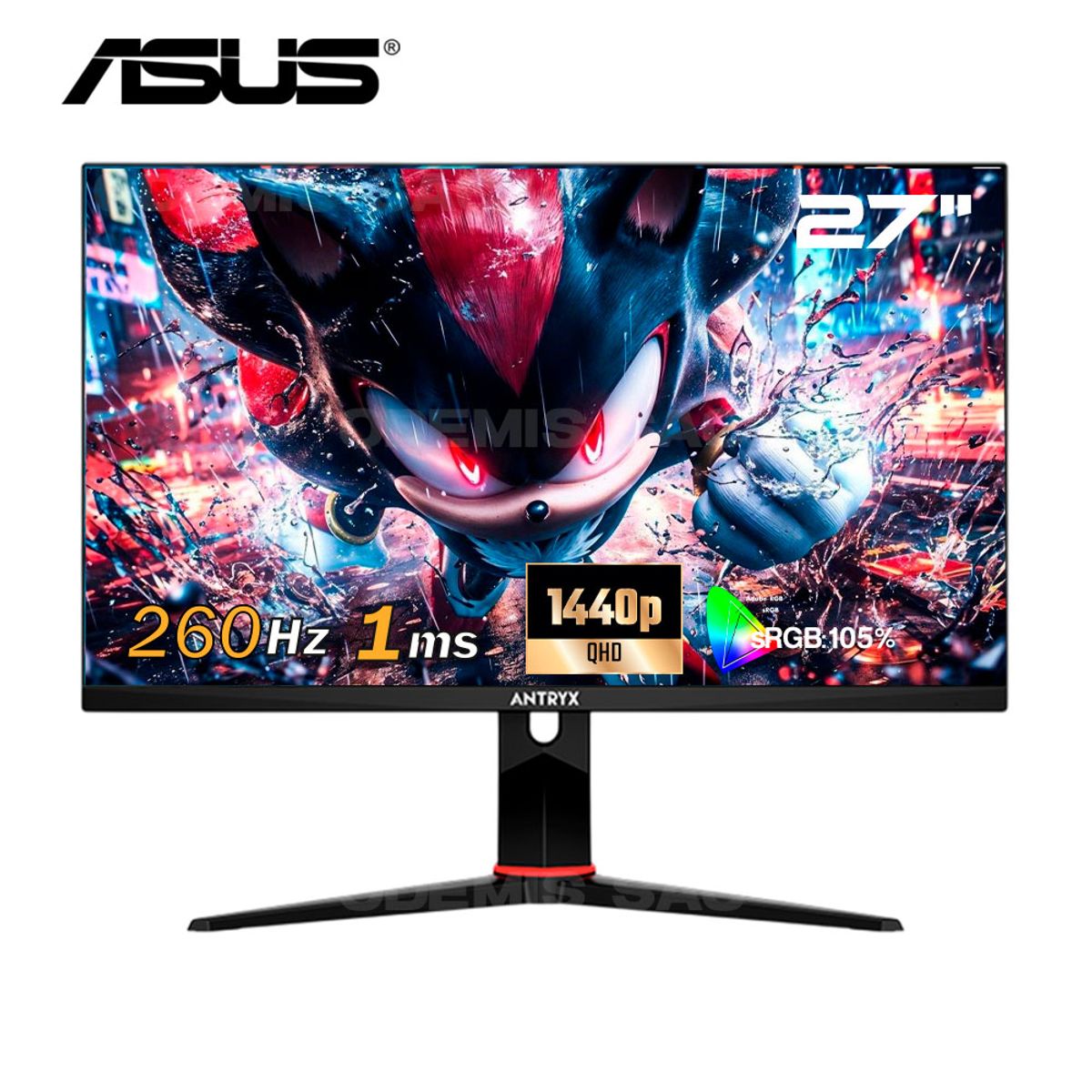 ANTRYX - MONITOR ANTRYX XTREME VISION IPX2755QPXOP 27 QHD 2560x1440260HZ1MS