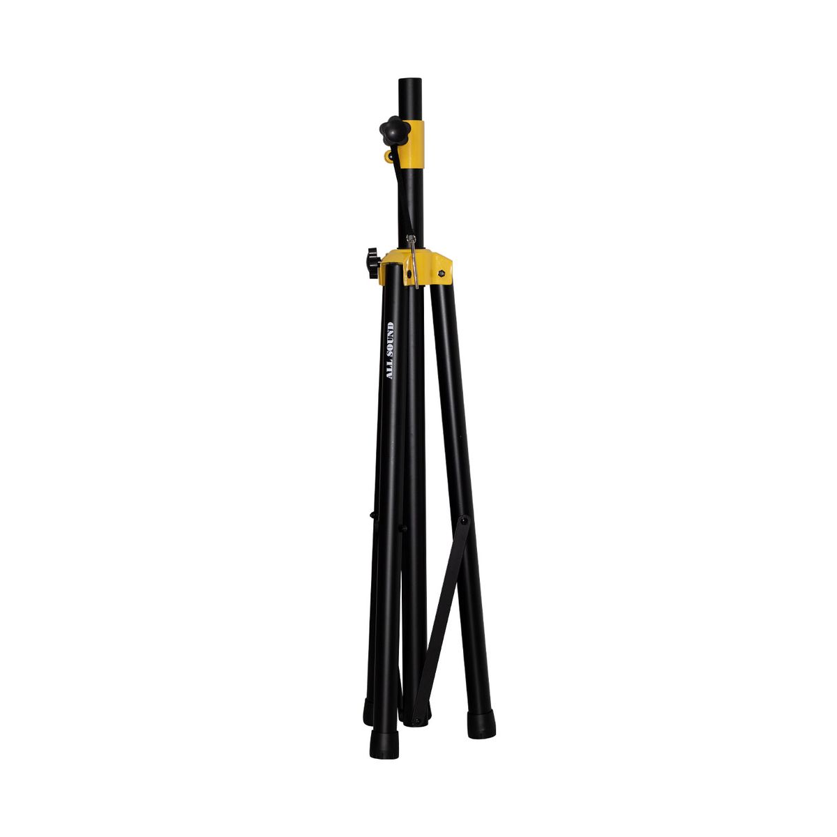 ALL SOUND - Pedestale pesado de Parlante Amarillo 2mts De metal hasta 80kg All Sound