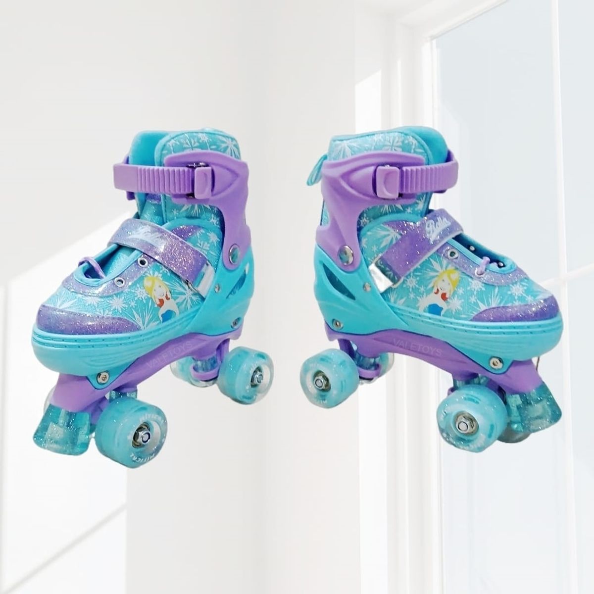 GENERICO - Patines Para Niñas Con Kit Completo Talla M Regulables 34 AL 37