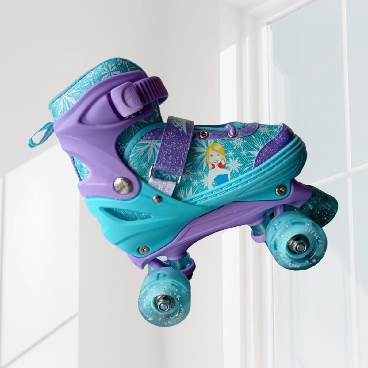 GENERICO - Patines Para Niñas Con Kit Completo Talla M Regulables 34 AL 37