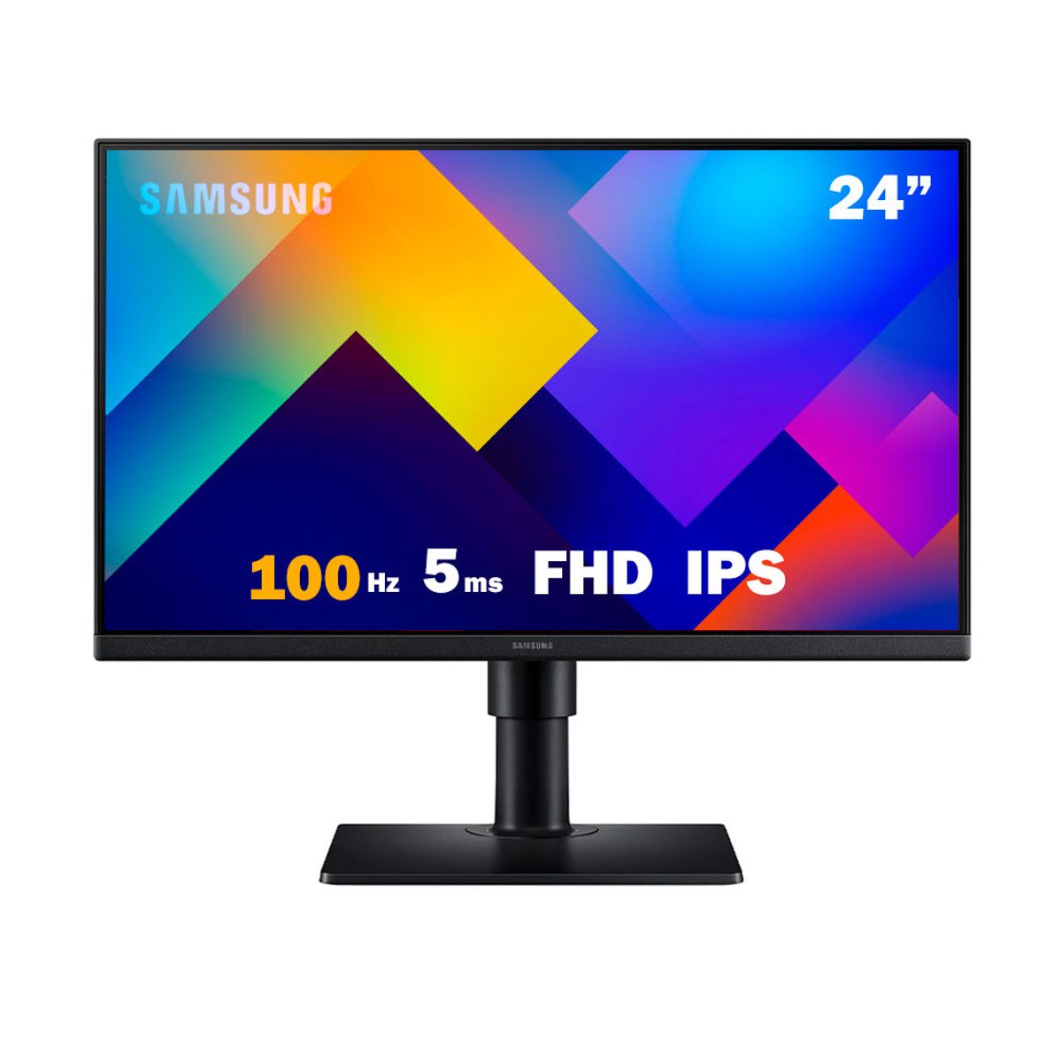 SAMSUNG - Monitor plano SAMSUNG LS24D400GALXPE S4 24 FHD IPS 100Hz HDMI DP