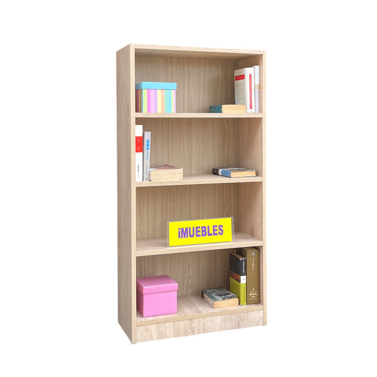 Estante Librero 120 cm iMUEBLES Ideal para Espacio Escolar y Estudio, marca TEMEL - Foto 2