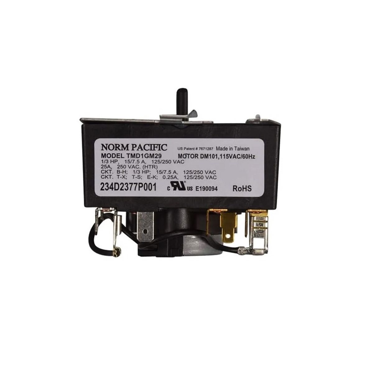 GENERICO - Timer Secadora Mabe Kraken 234d2377p001