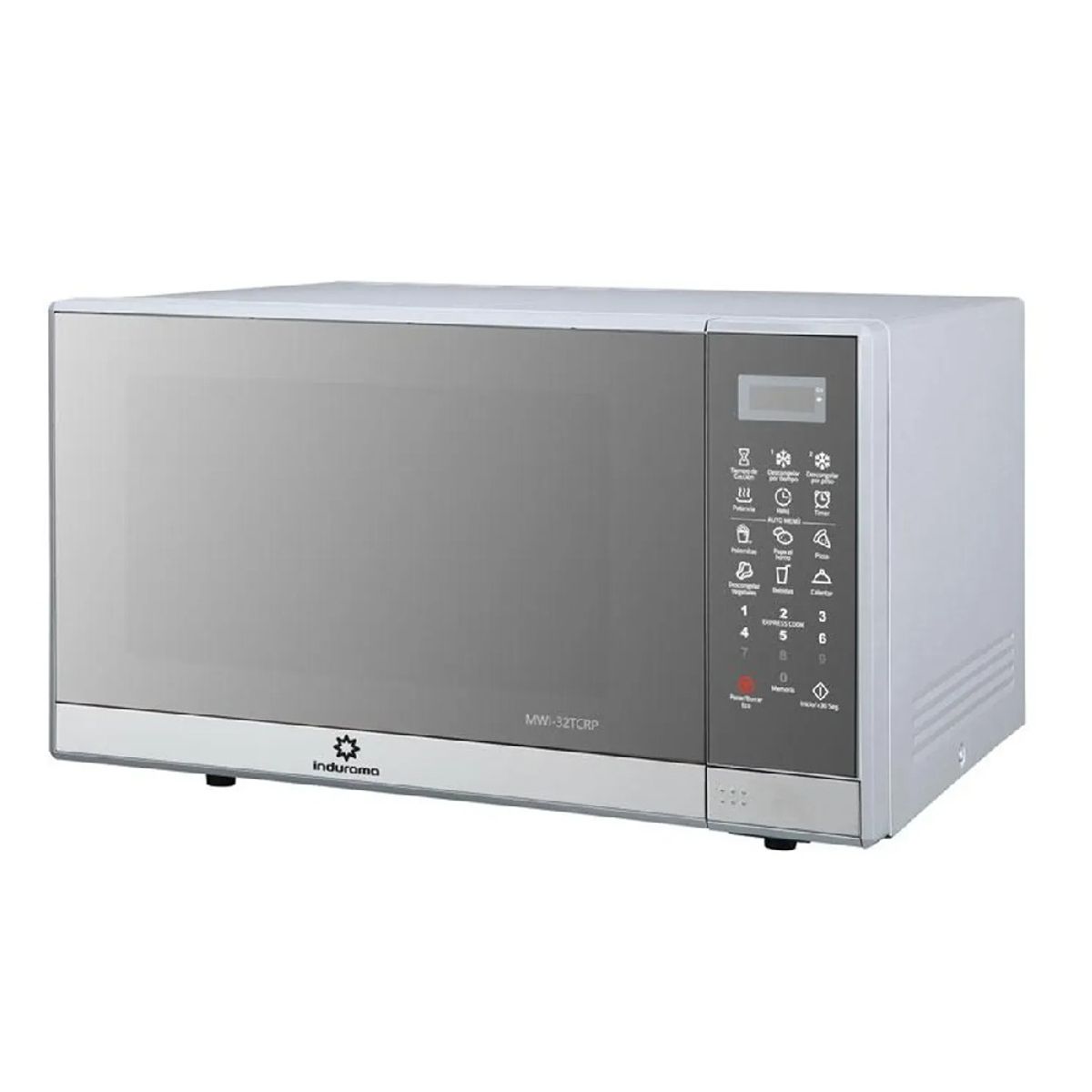INDURAMA - Horno Microondas 32L Indurama MWI-32TCRP Silver
