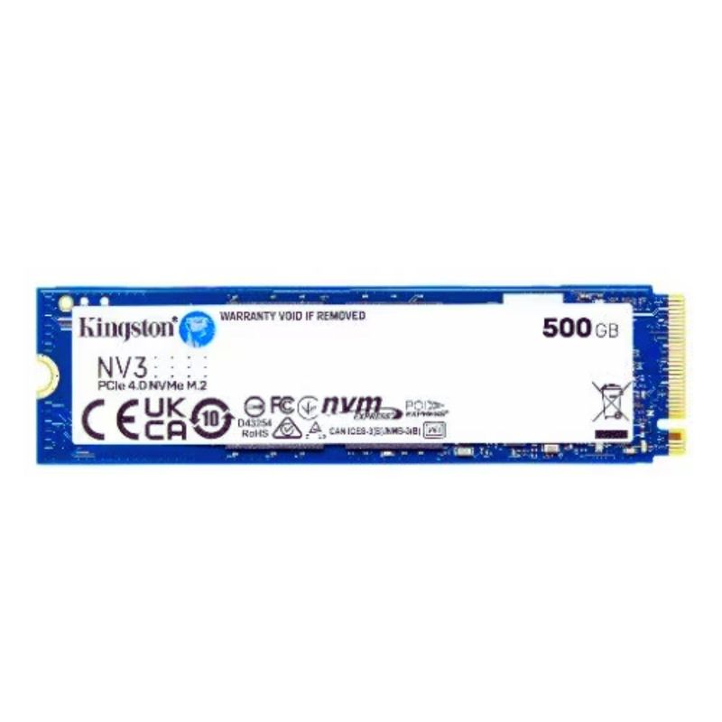 KINGSTON - Unidad de estado sólido Kingston NV3 - M.2 2280 Interno - 500GB - PCI Express NVMe SNV3S/500G