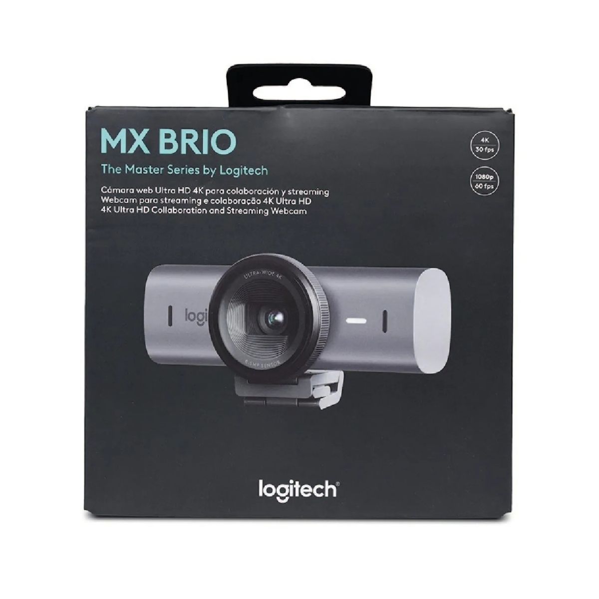 LOGITECH - Logitech MX Brio Ultra HD 4K Streaming cámara Web - Grafito