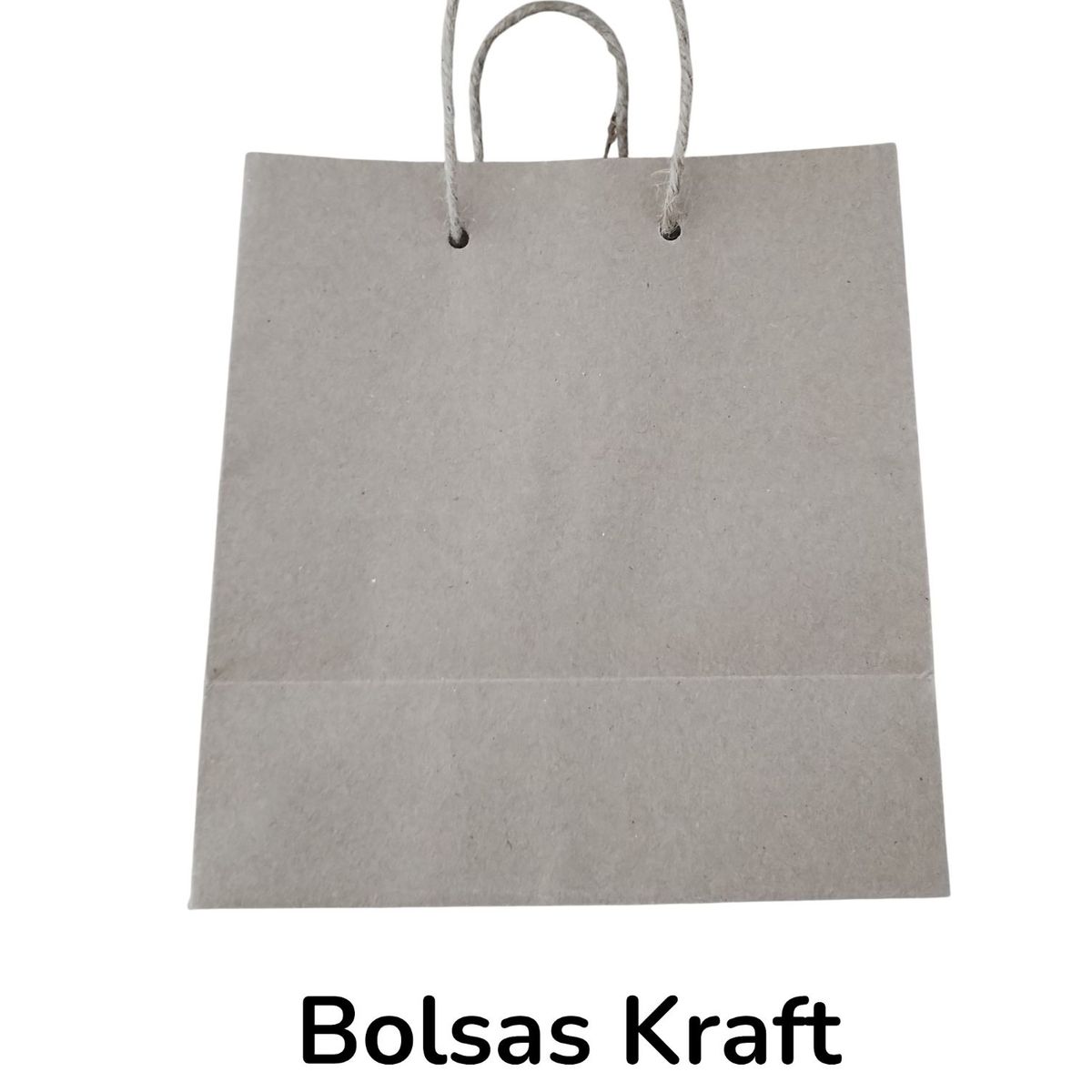 GENERICO - Pack de Bolsas Kraft con Asa