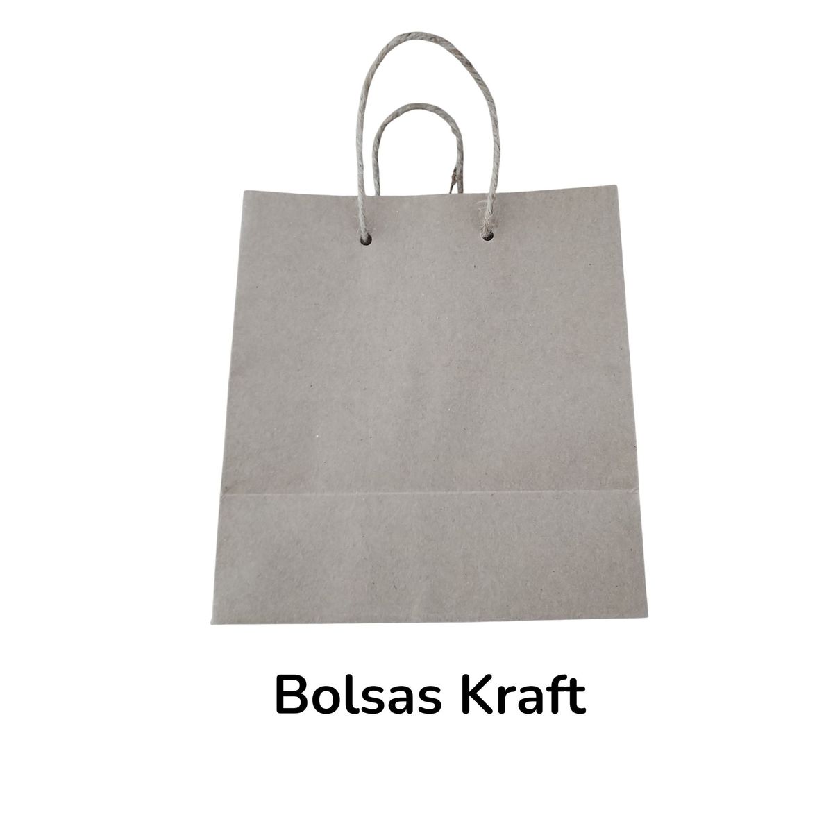 GENERICO - Pack de Bolsas Kraft con Asa