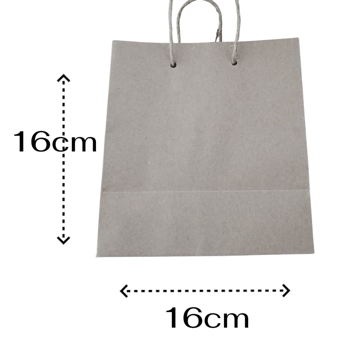 GENERICO - Pack de Bolsas Kraft con Asa