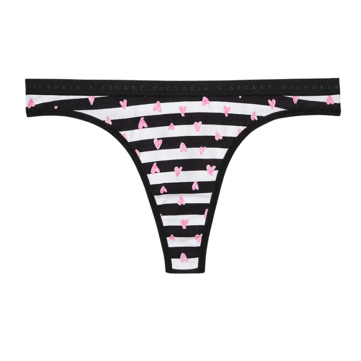 VICTORIA'S SECRET - CALZON TANGA DE ALGODON VICTORIA SECRET CORAZON TALLA L