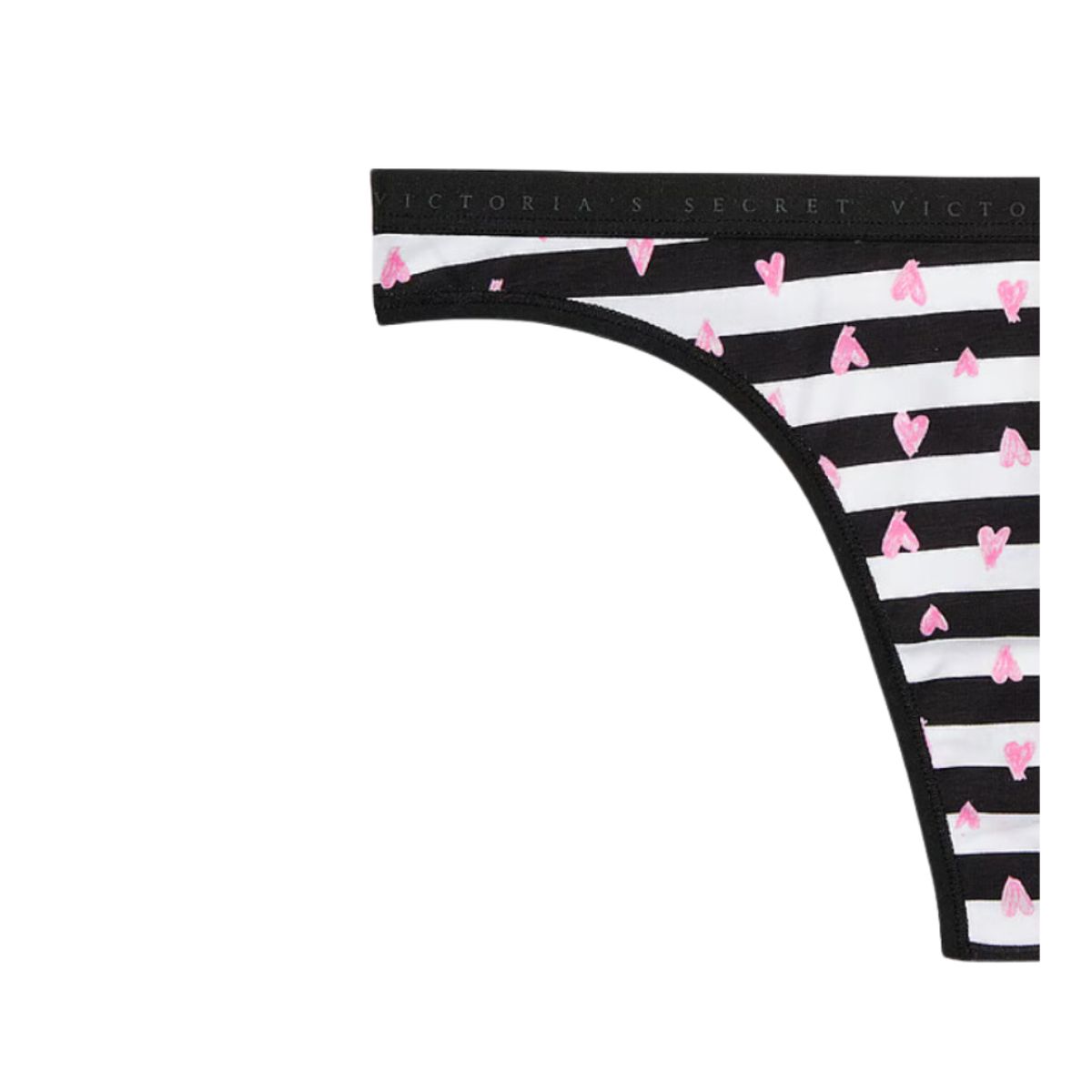 VICTORIA'S SECRET - CALZON TANGA DE ALGODON VICTORIA SECRET CORAZON TALLA L