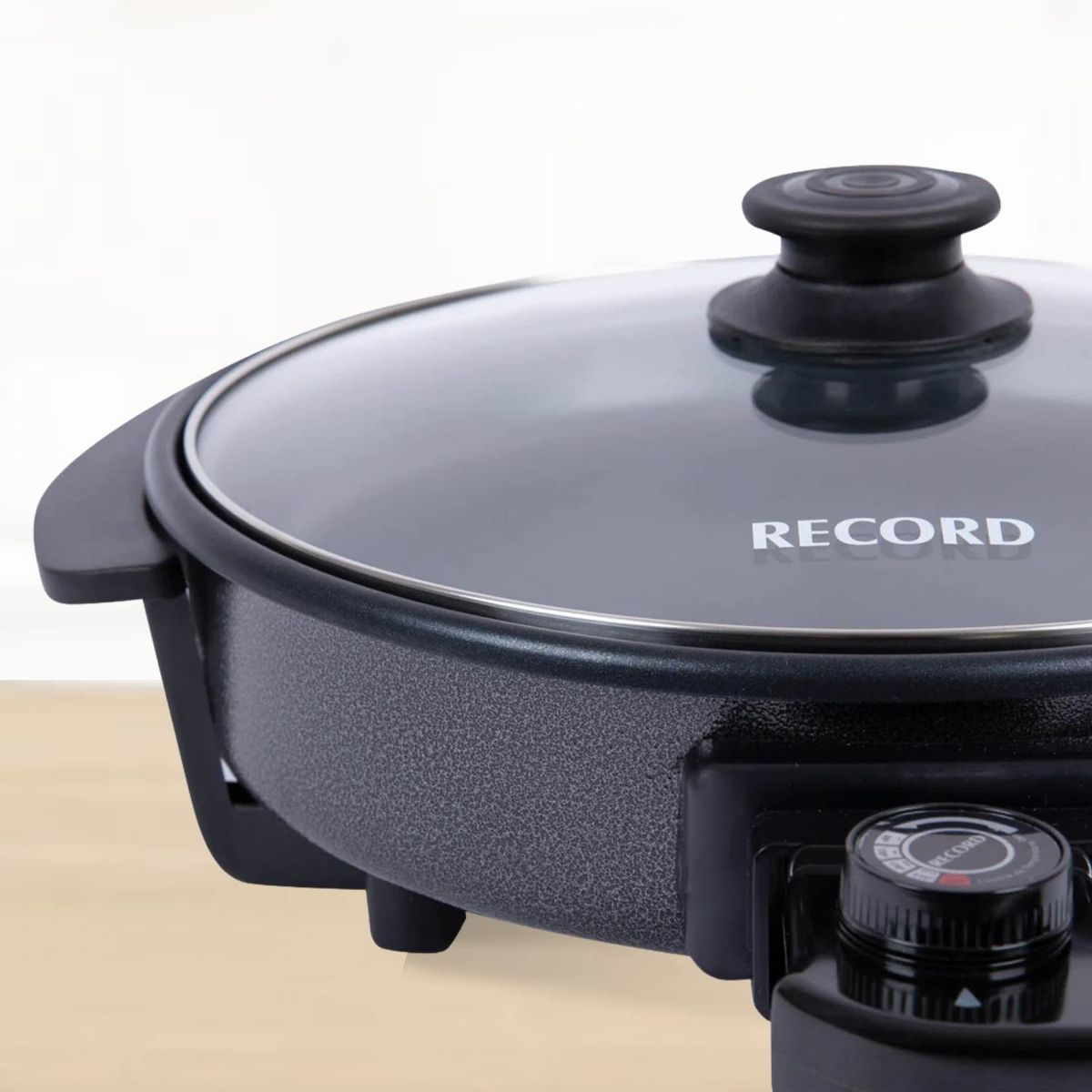 RECORD - Sarten electrico Antiadherente Negro Record
