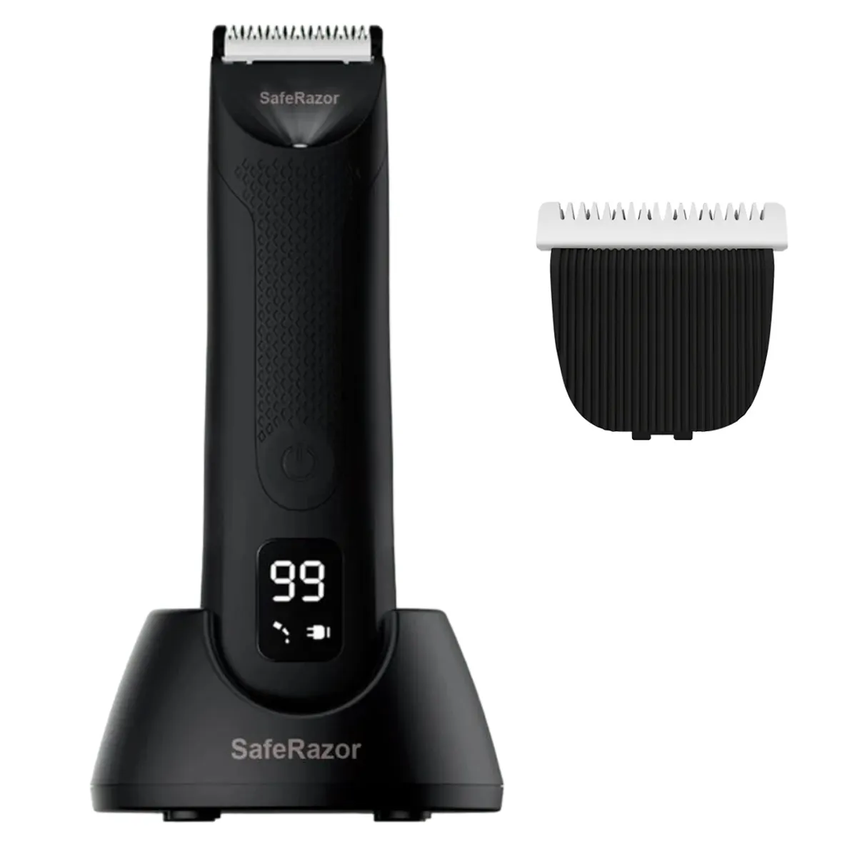 SAFERAZOR - Afeitadora Intima Saferazor + 1 Cuchilla Cerámica Adicional Negro