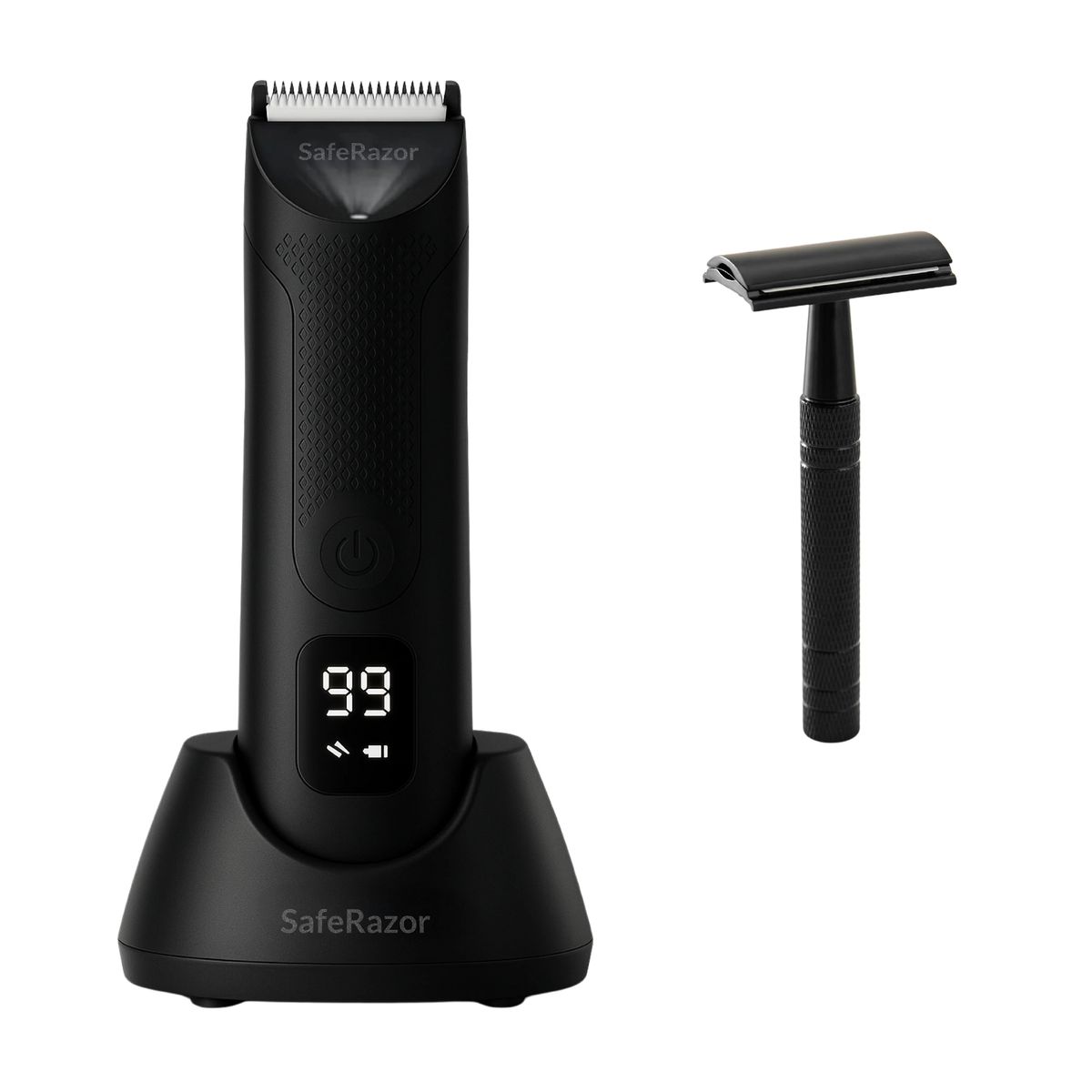 SAFERAZOR - Rasuradora Intima Saferazor + Afeitadora Facial Clasica