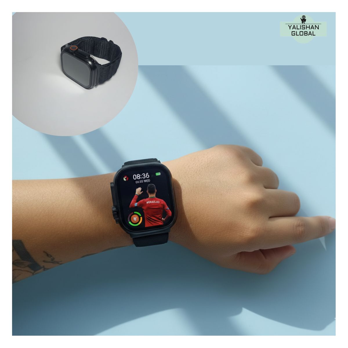 GENERICO - Smart Watch T24 Bluetooth llamadas frecuencias - 7 Correas colores