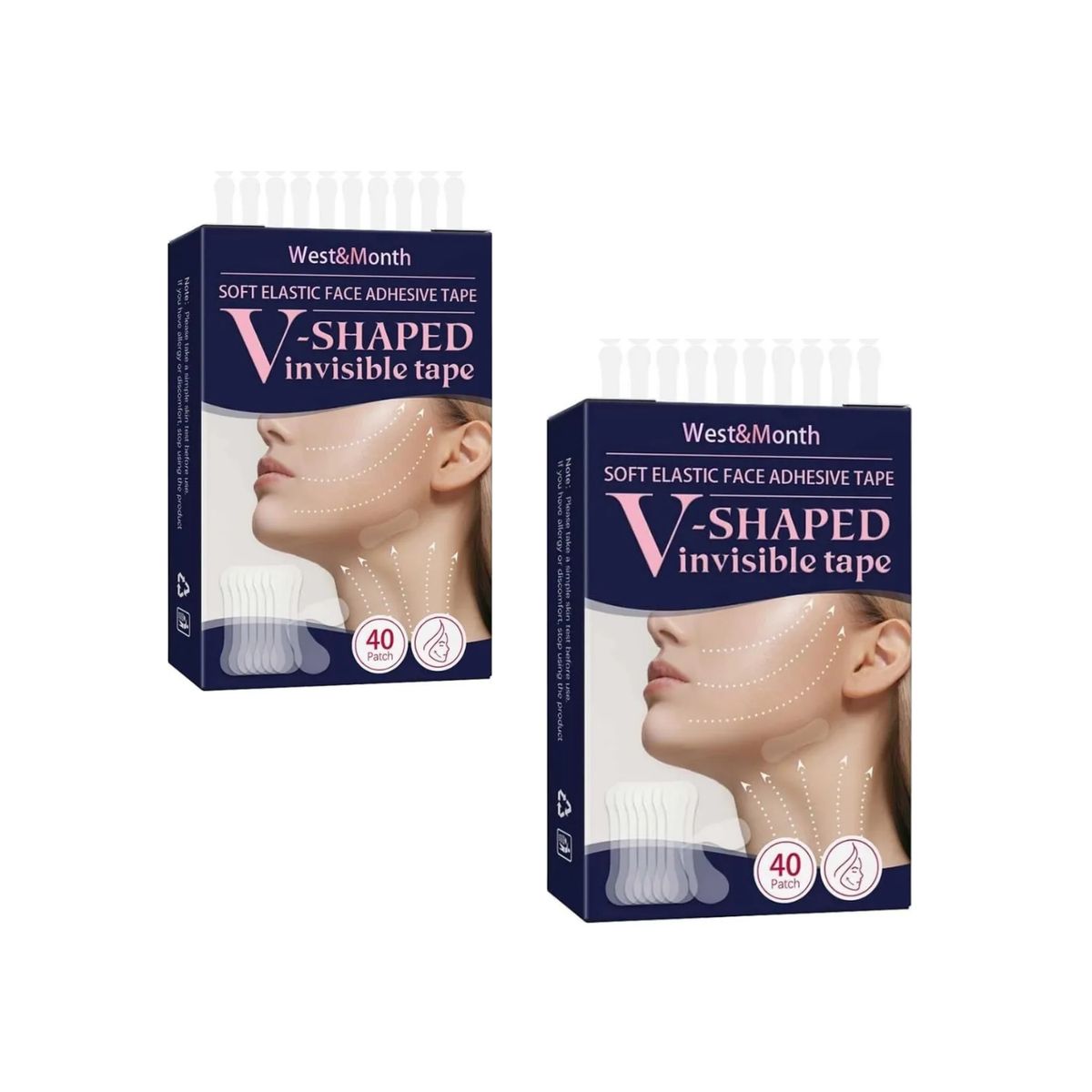 OEM - Pack x 2 Cajas De Parche Invisible Para El Rostro