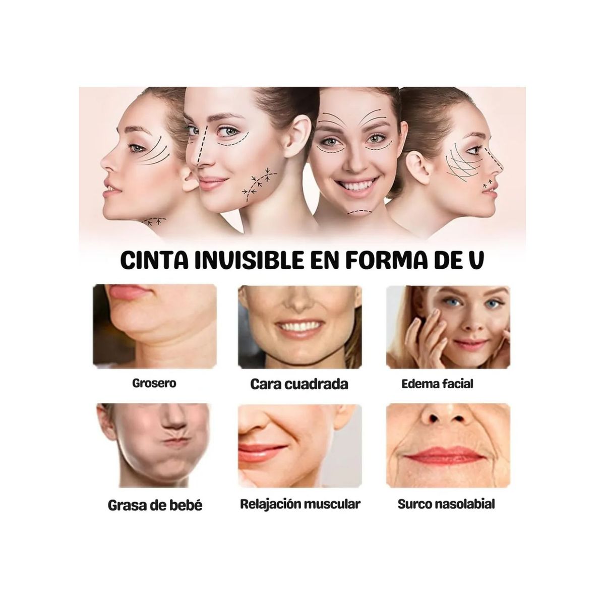 OEM - Pack x 2 Cajas De Parche Invisible Para El Rostro