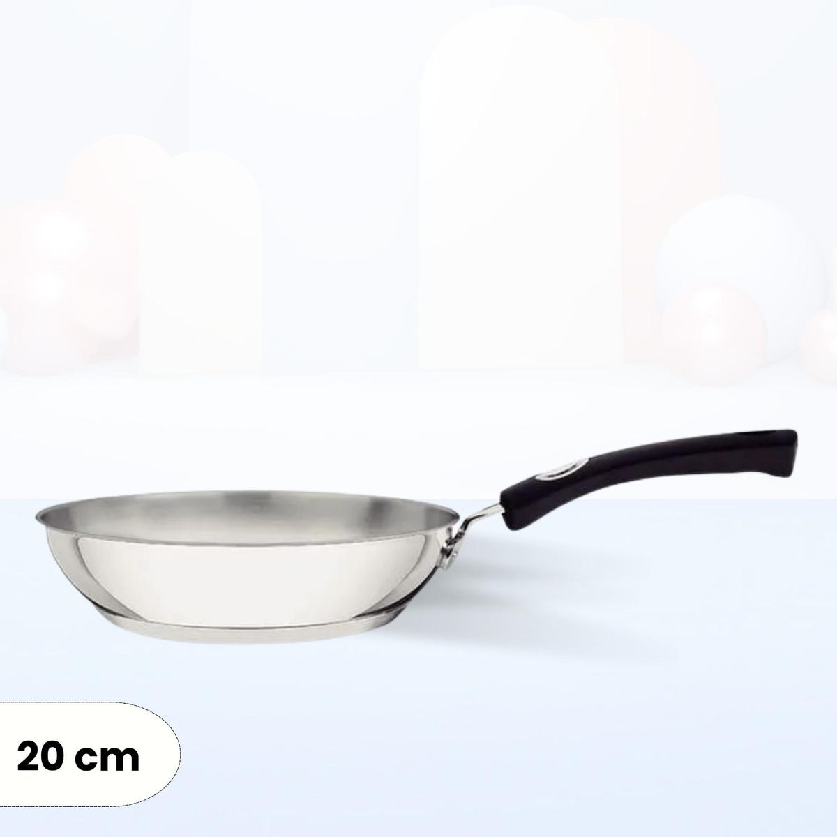 TRAMONTINA - Sarten de Acero Inox solar Tramontina 20 cm