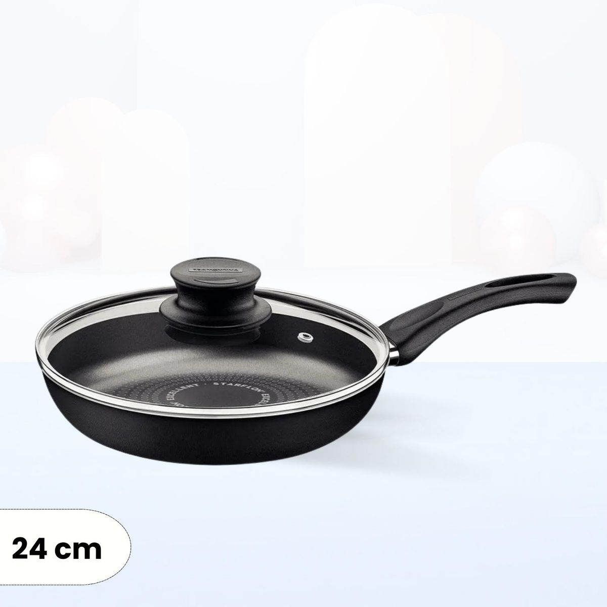 TRAMONTINA - Sarten Antiadherente Recta Paris Negro Tramontina 24 cm