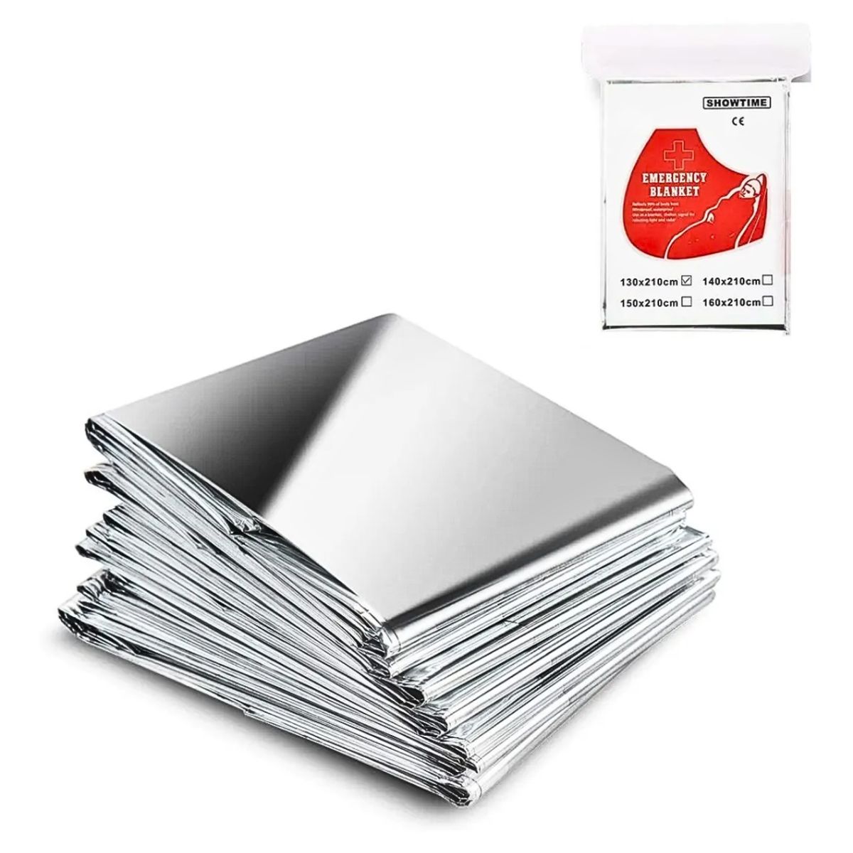 GENERICO - Manta térmica blanket para exteriores running trail senderismo competición montañas x PACK 3 UND