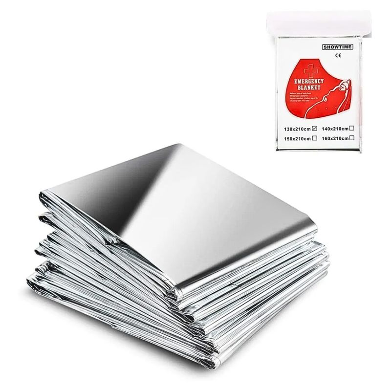 GENERICO - Manta térmica para exteriores running trail senderismo competición montañas x 5 und