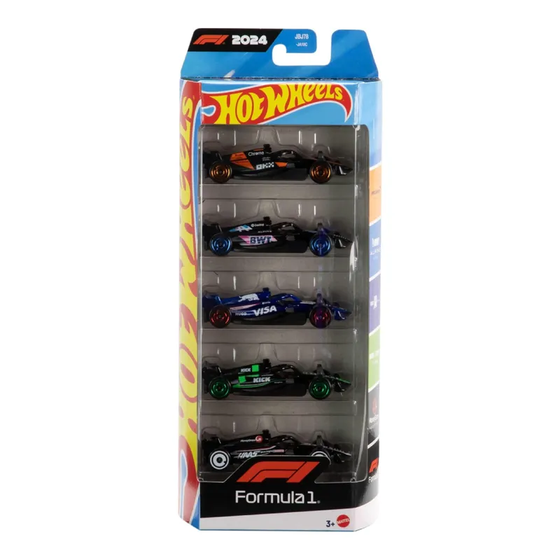 HOT WHEELS - Hot Wheels Pack 5 Formula 1 F1
