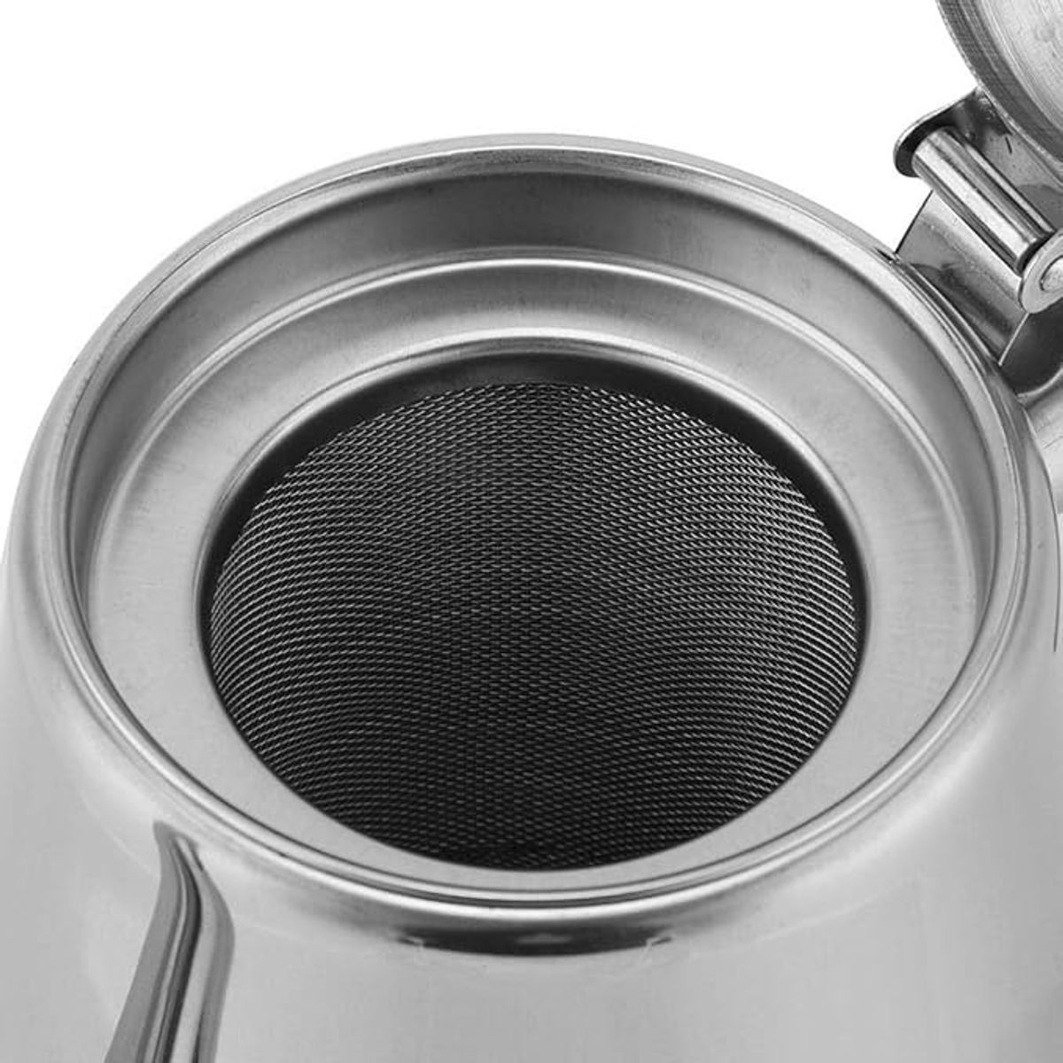 GENERICO - Cafetera Infusora con filtro 1.5 L - 100% Acero Inoxidable