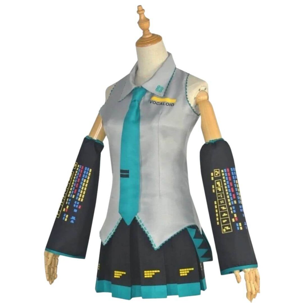 GENERICO - Traje Miku Hatsune Vocaolid Disfraz - Talla 14 hasta L