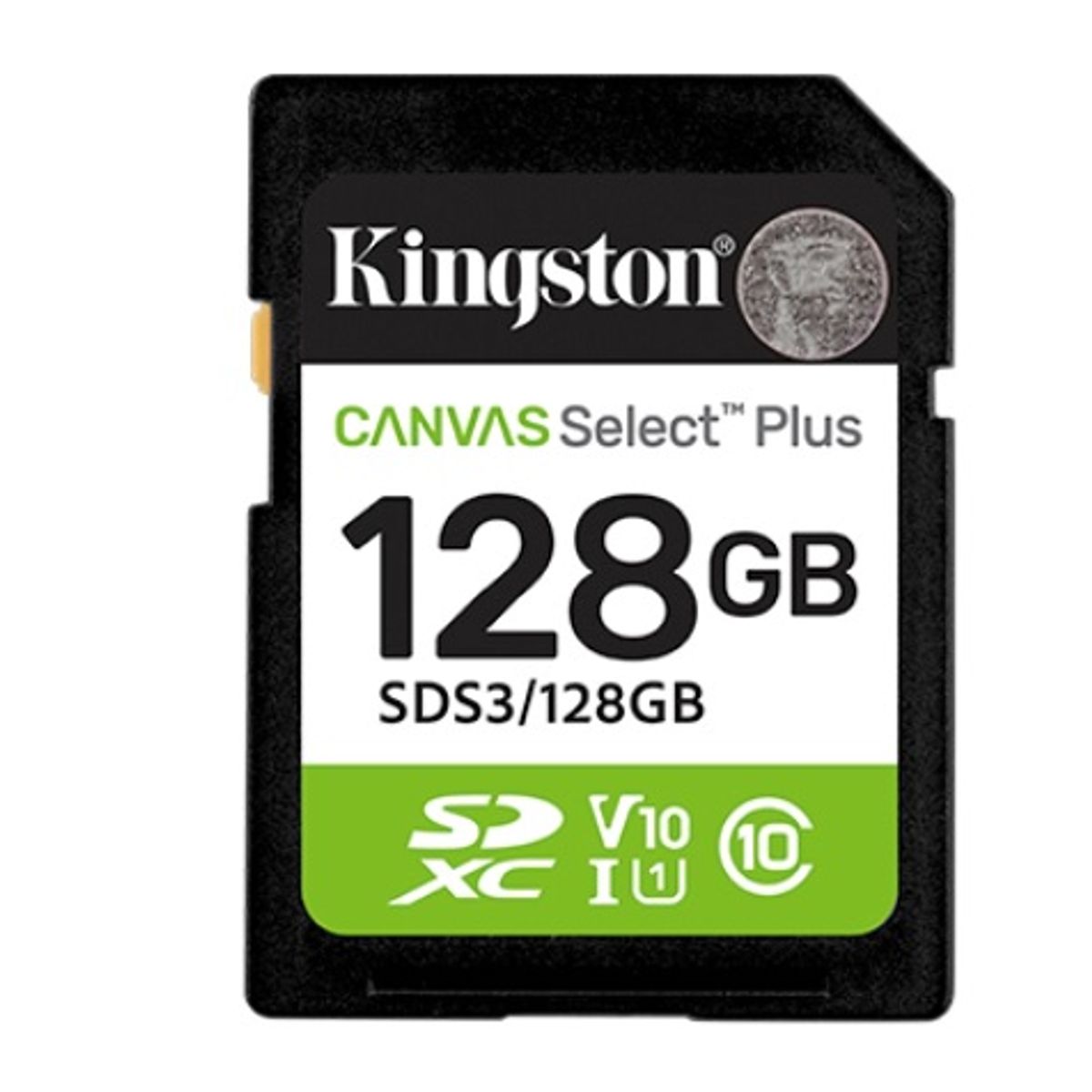KINGSTON - Memoria  SD 128 GB Kingston Canvas Select Plus Camara