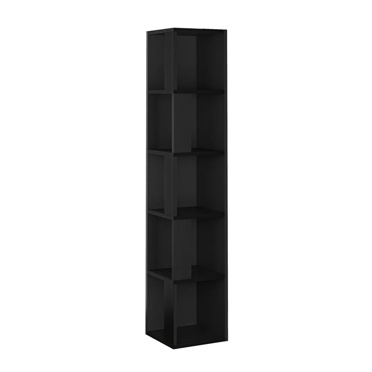 PELIKANO - Librero Esquinero Multifuncional NAD Negro 1589m