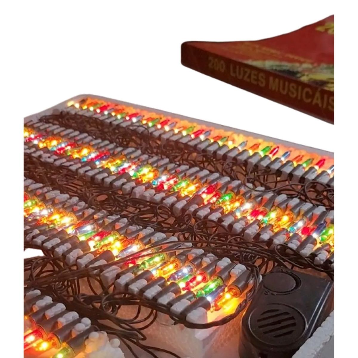 GENERICO - Pack de 2 Luces navidad antiguas Musicales