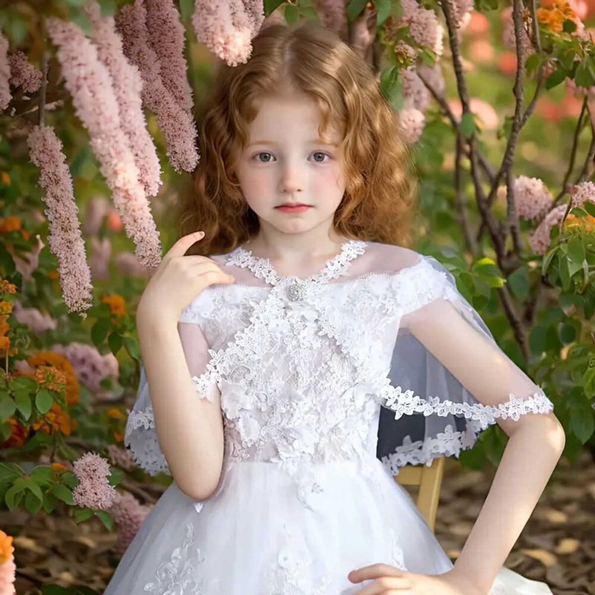 GENERICO - CAPA BOLERO PRIMERA COMUNION - 3 AÑOS HASTA 8 AÑOS