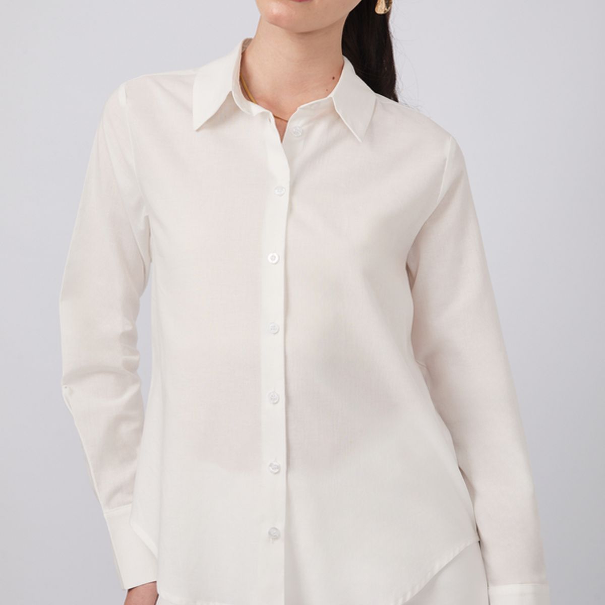 BANATY - BLUSA BILBAO CAMISERA CON ABERTURA DE MUJER