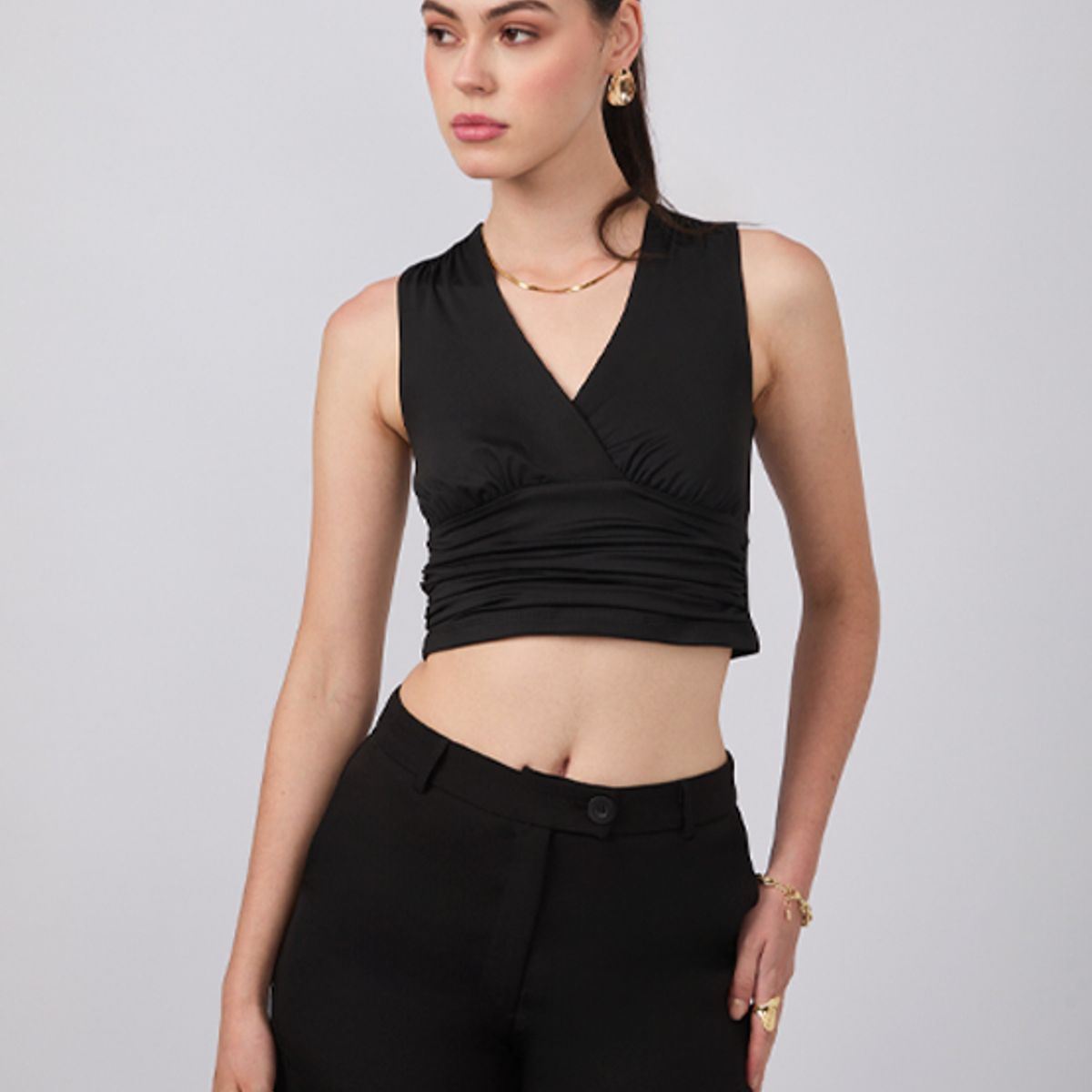 BANATY - TOP CON ESCOTE AGNES DE MUJER