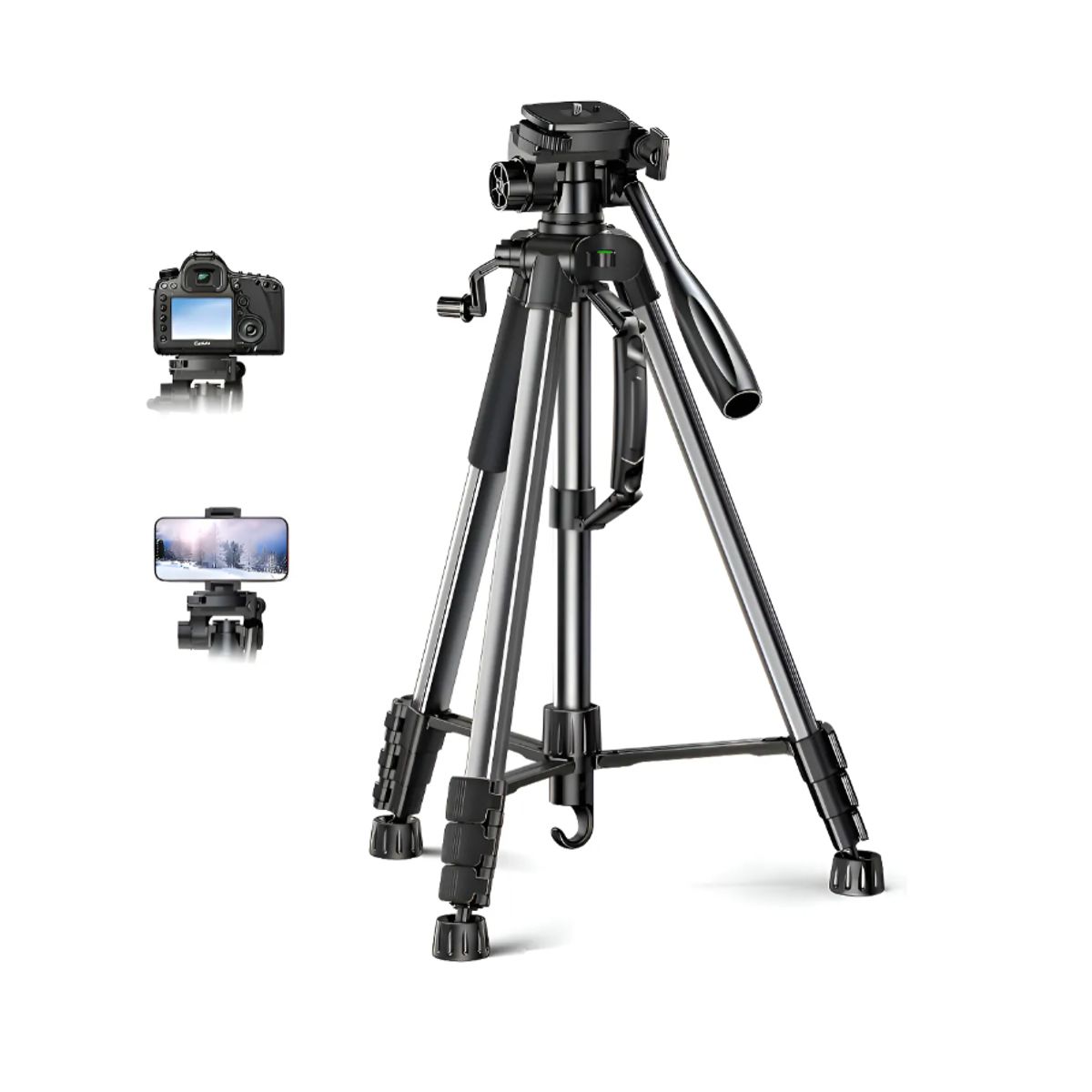 UGREEN - Tripode Profesional UGREEN LP661 175cm para Camara y Celular