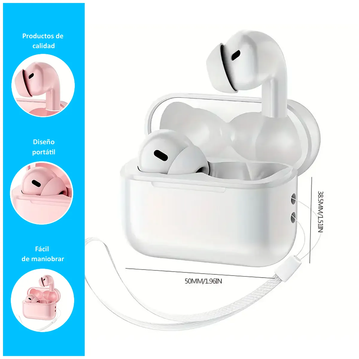 GENERICO - audífono bluetooth pro 7s negro