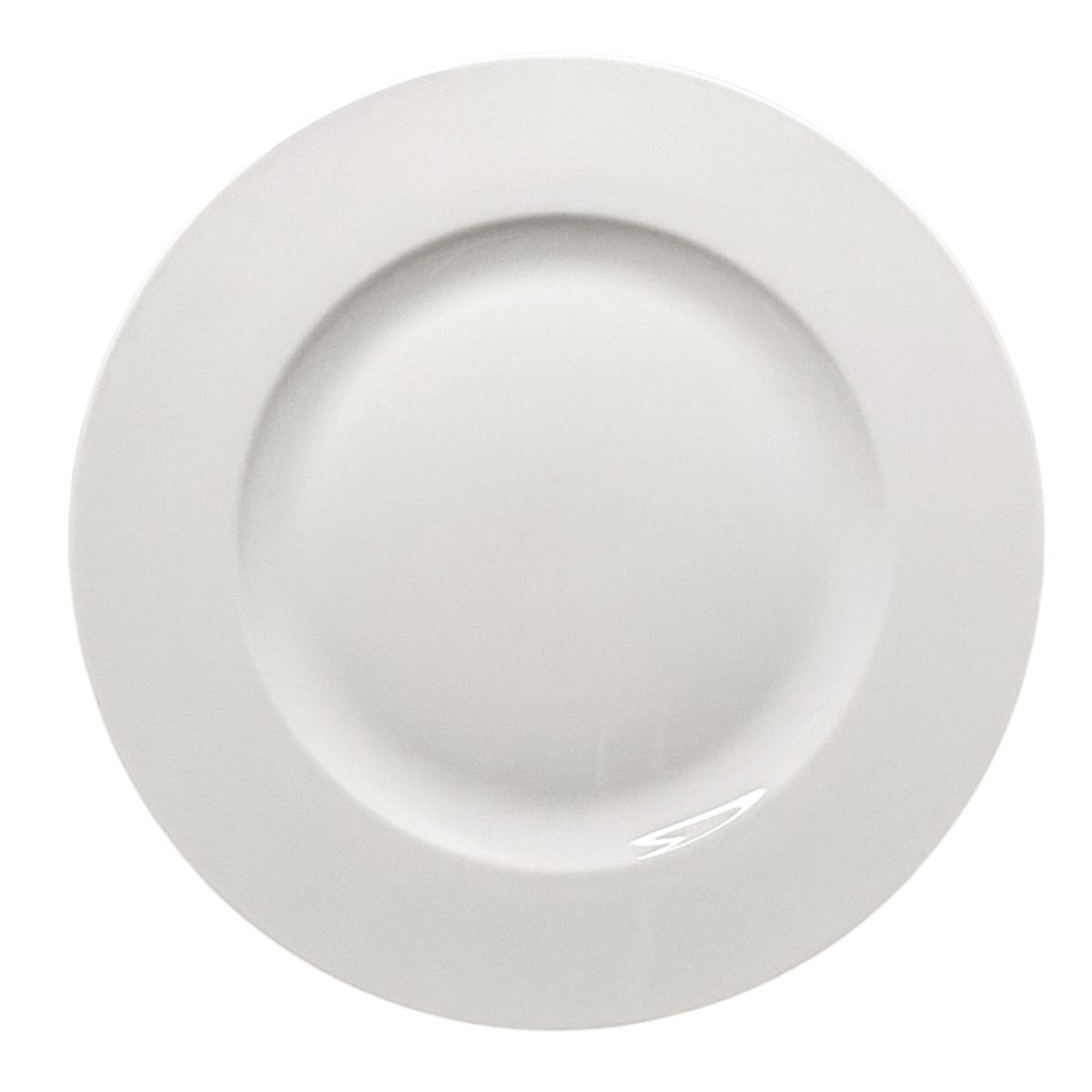 OEM - Plato de Segundo de Porcelana Blanco x 6 unidades